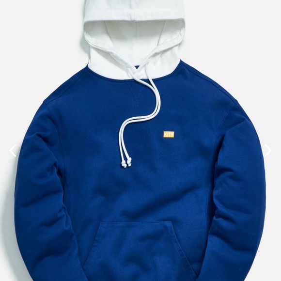 kith blue hoodie